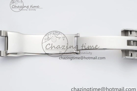 MiroTime 0423 Modern DateJust 41 SS Polished Bezel KING 1:1 Best Edition 904L Steel Blue Roman Dial on Oyster Bracelet VR 2212